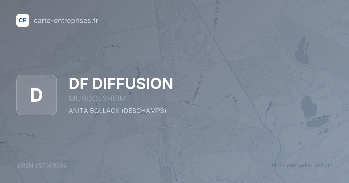 DF DIFFUSION — 387969504 — fiche entreprise