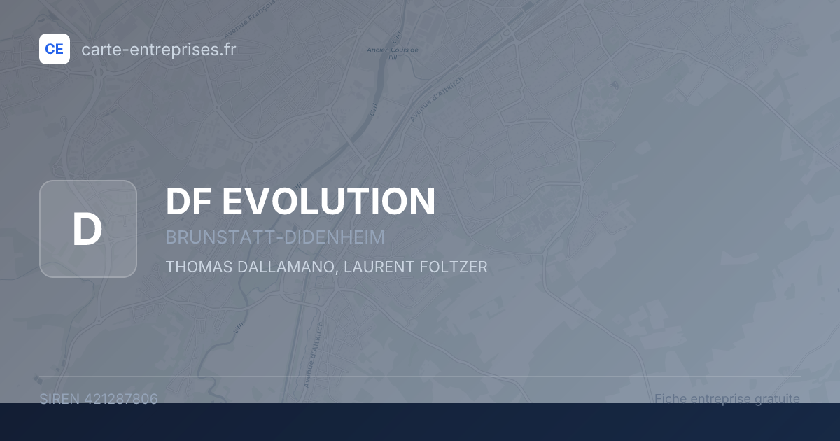 DF EVOLUTION — 421287806 — fiche entreprise