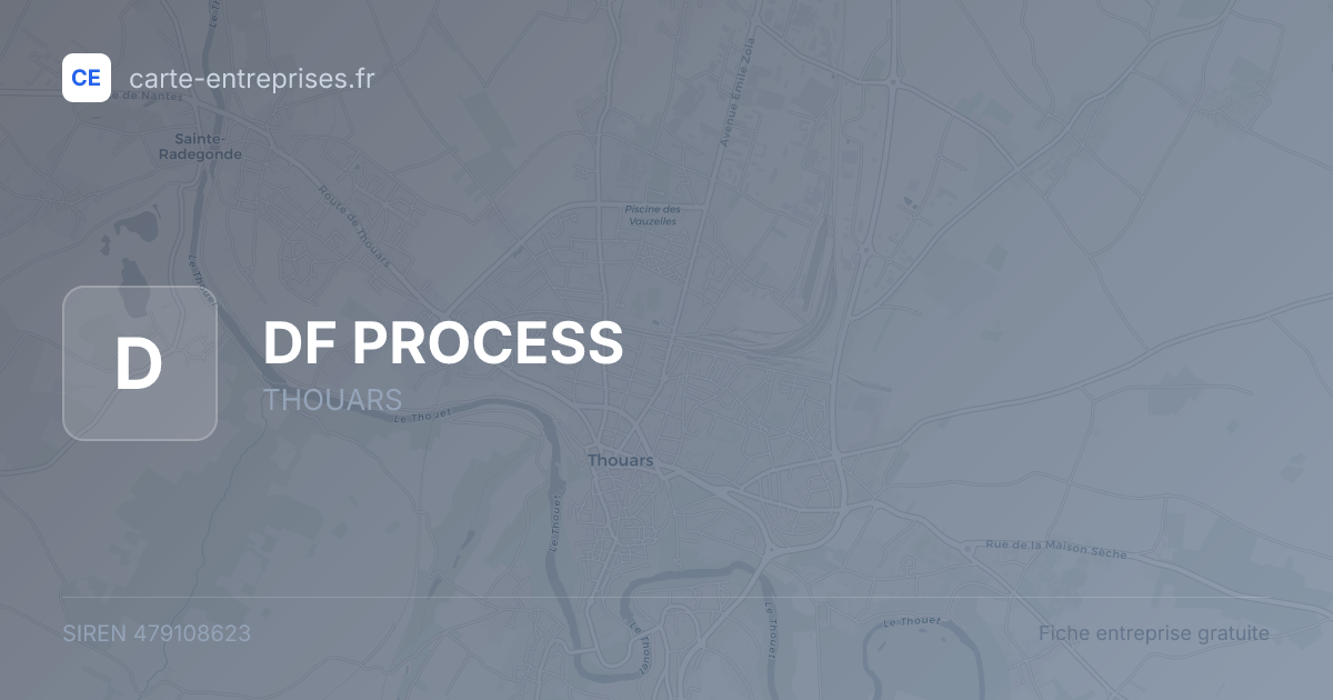 DF PROCESS — 479108623 — fiche entreprise