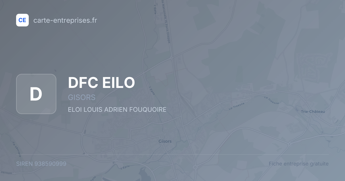 DFC EILO — 938590999 — fiche entreprise