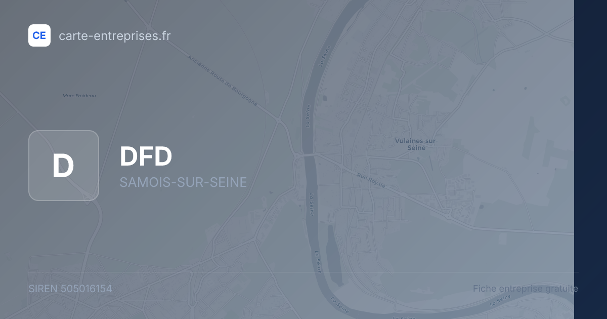 DFD — 505016154 — fiche entreprise