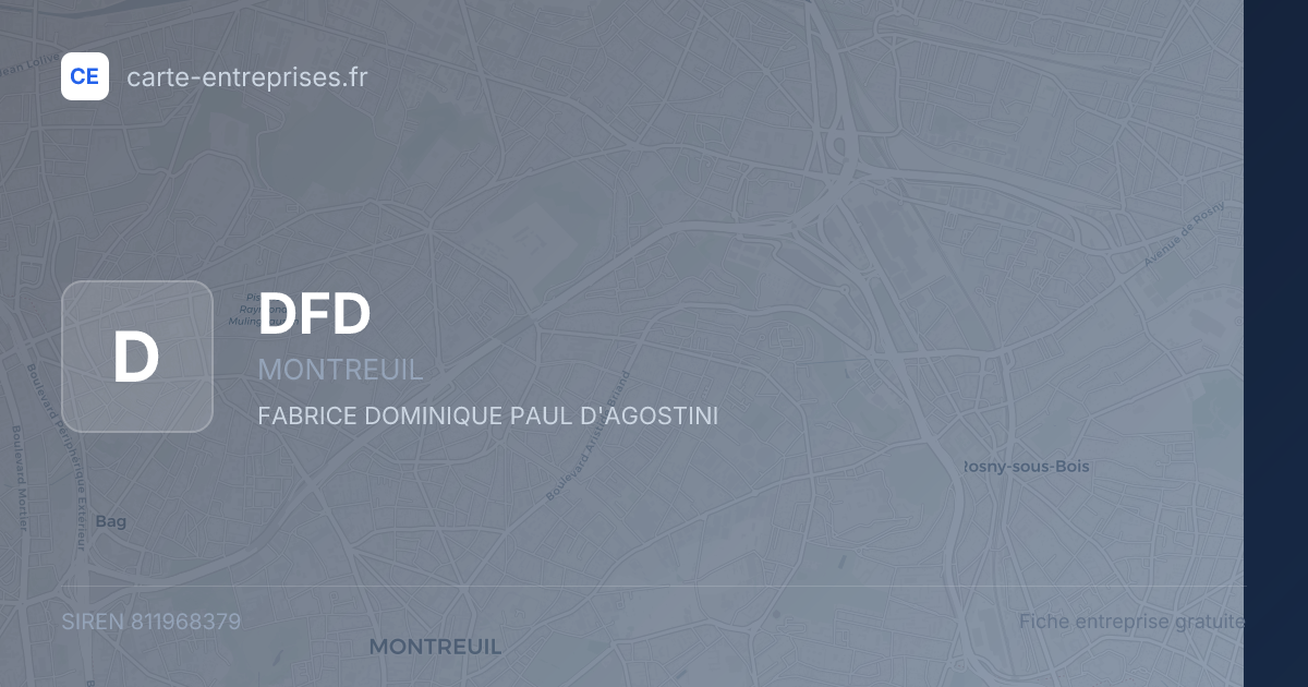 DFD — 811968379 — fiche entreprise