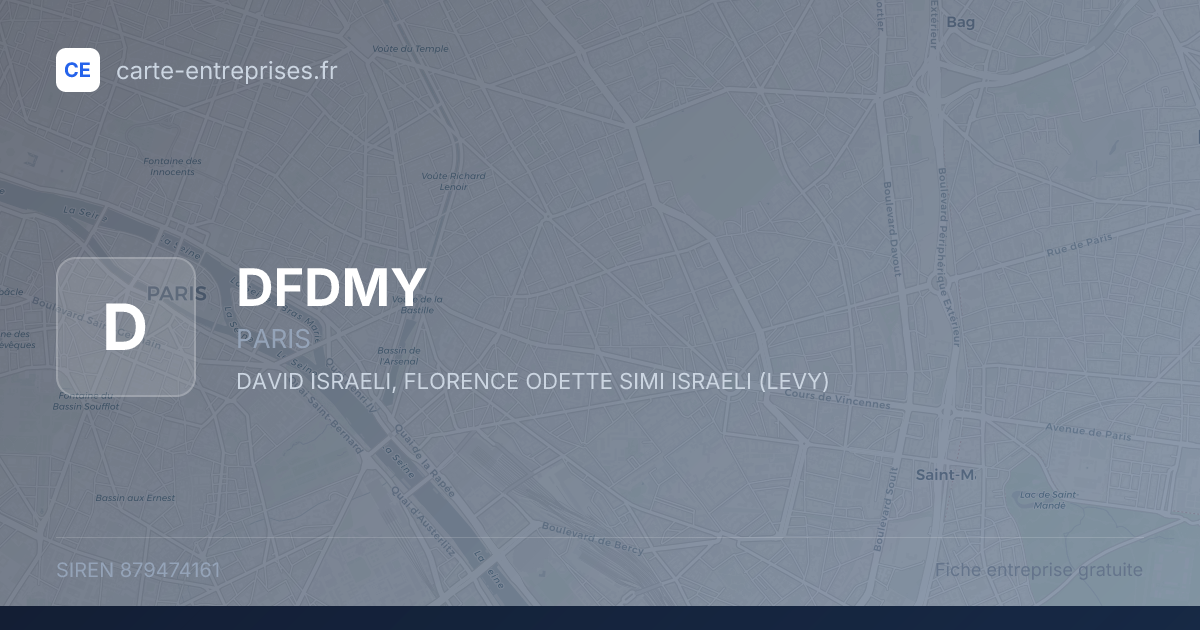 DFDMY — 879474161 — fiche entreprise