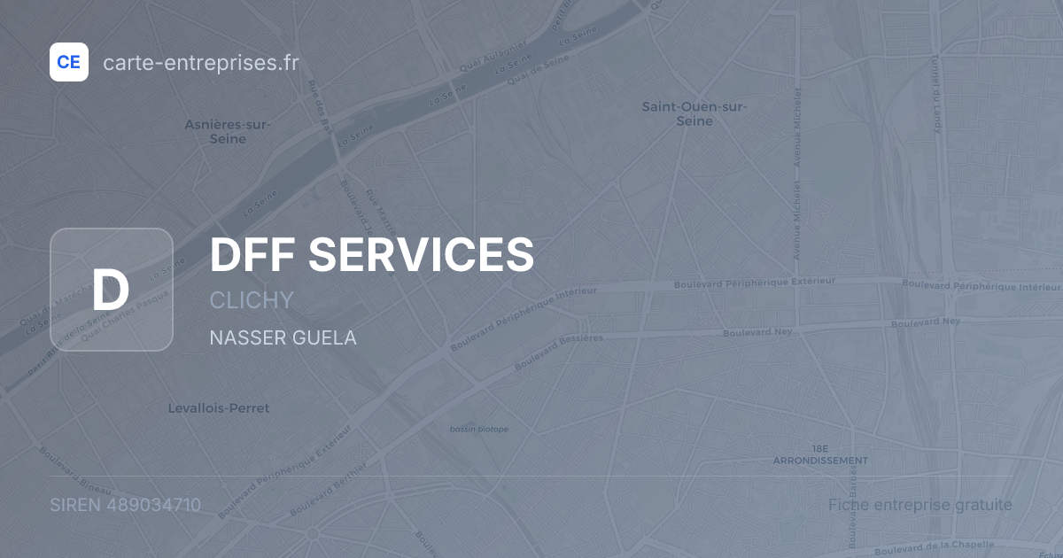 DFF SERVICES — 489034710 — fiche entreprise