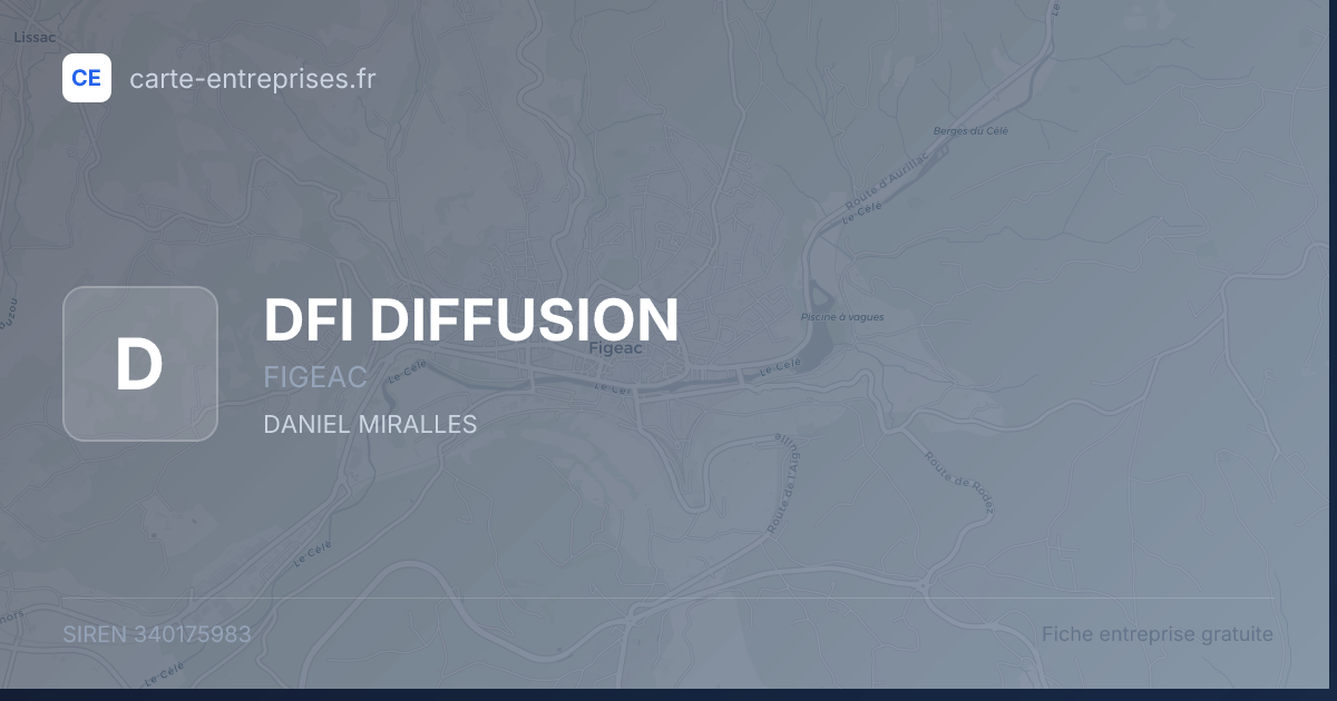 DFI DIFFUSION — 340175983 — fiche entreprise