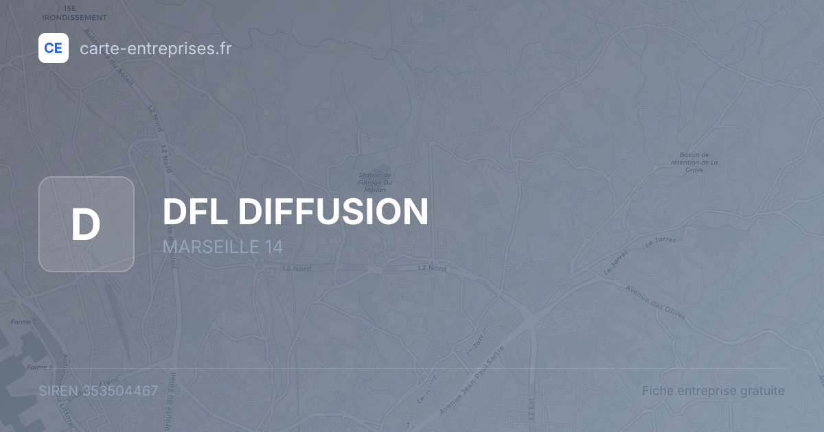 DFL DIFFUSION — 353504467 — fiche entreprise