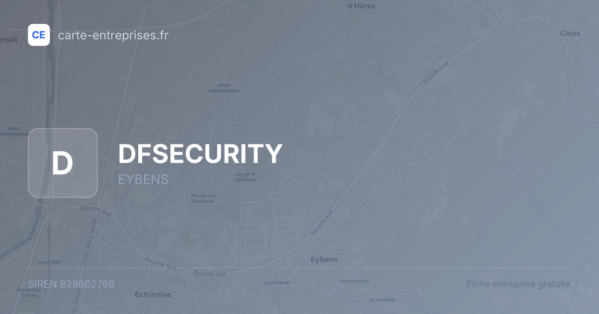DFSECURITY — 829802768 — fiche entreprise