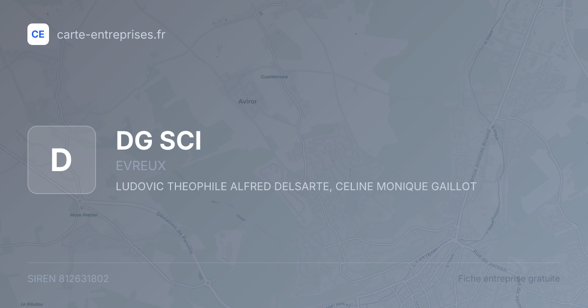 DG SCI — 812631802 — fiche entreprise