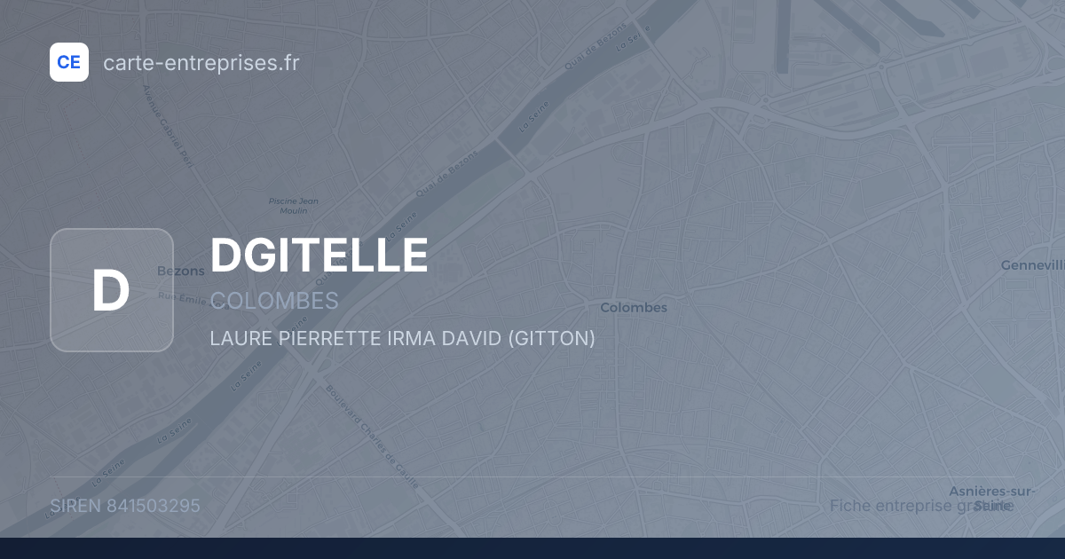 DGITELLE — 841503295 — fiche entreprise
