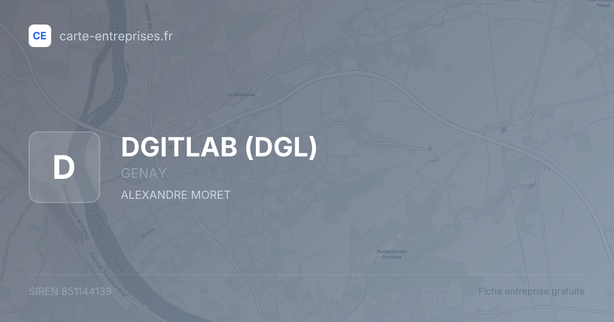 DGITLAB (DGL) — 851144139 — fiche entreprise