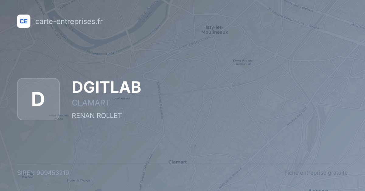 DGITLAB — 909453219 — fiche entreprise