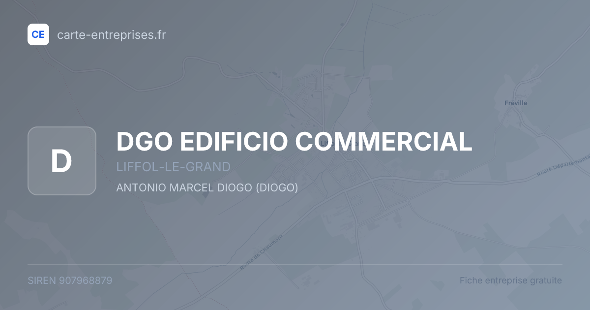 DGO EDIFICIO COMMERCIAL — 907968879 — fiche entreprise