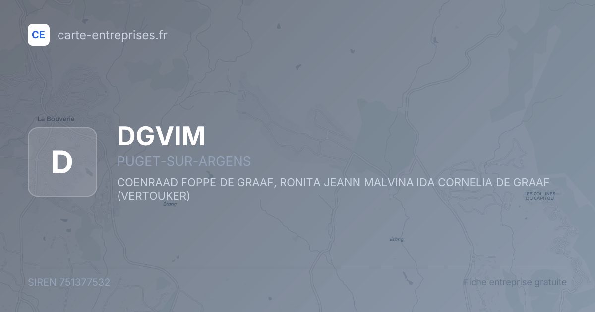 DGVIM — 751377532 — fiche entreprise