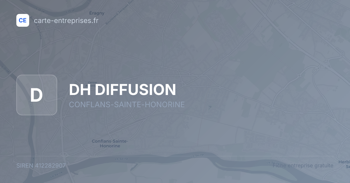 DH DIFFUSION — 412282907 — fiche entreprise