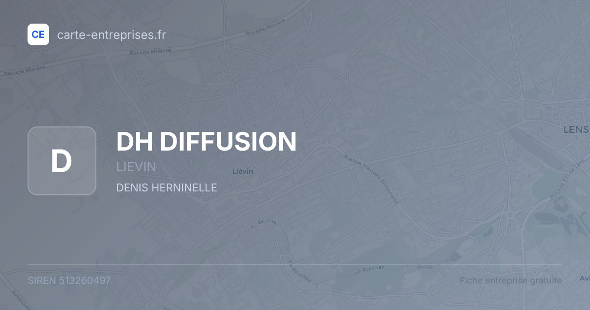 DH DIFFUSION — 513260497 — fiche entreprise