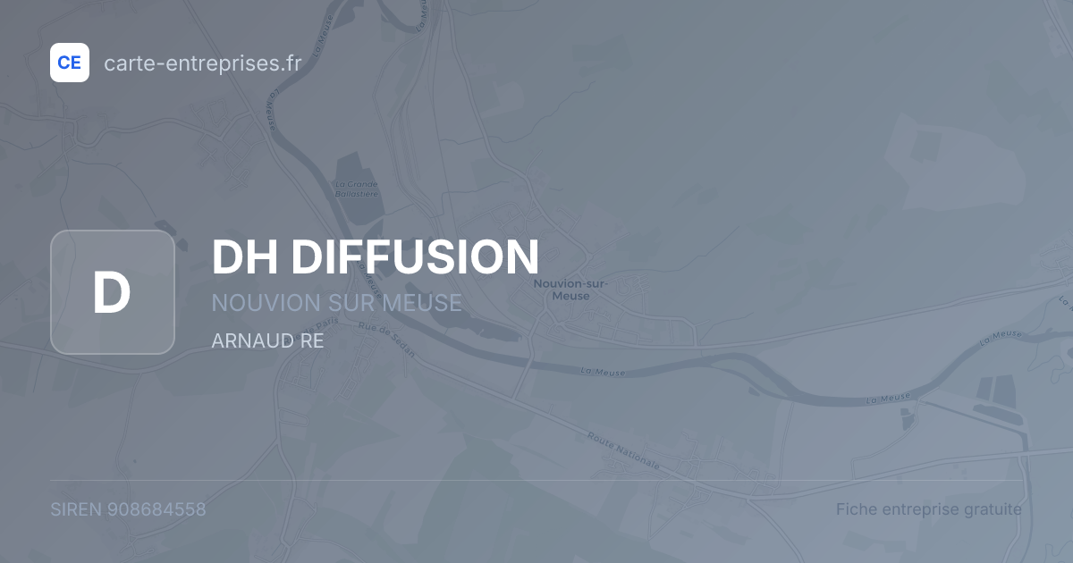 DH DIFFUSION — 908684558 — fiche entreprise