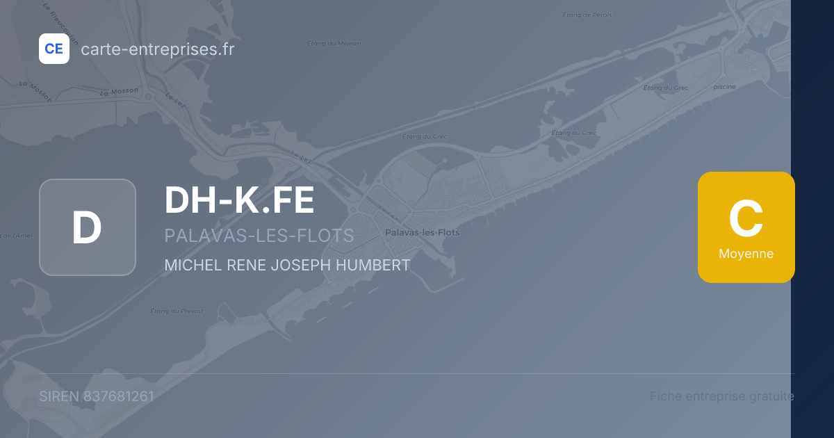 DH-K.FE — 837681261 — fiche entreprise