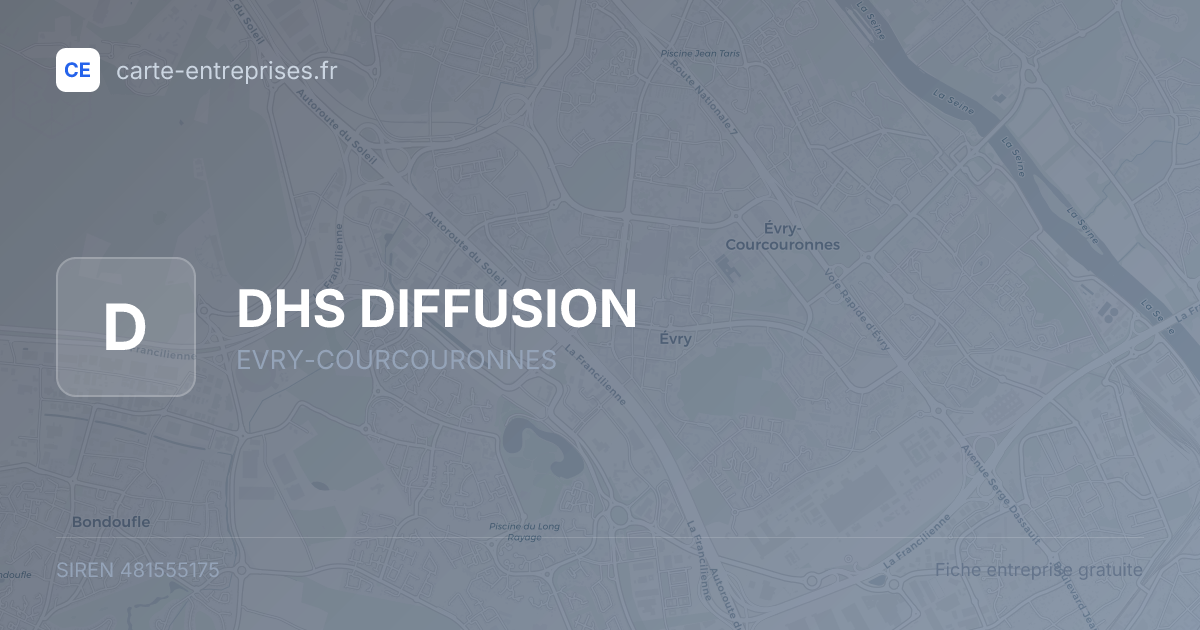 DHS DIFFUSION — 481555175 — fiche entreprise