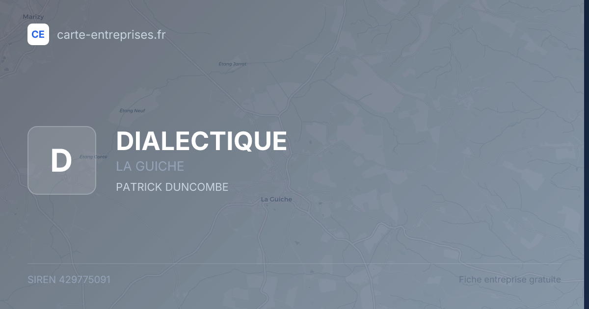 DIALECTIQUE — 429775091 — fiche entreprise