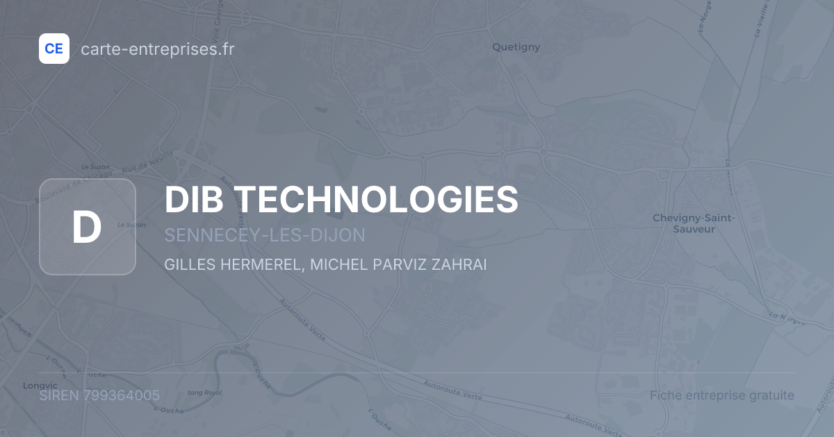 DIB TECHNOLOGIES — 799364005 — fiche entreprise