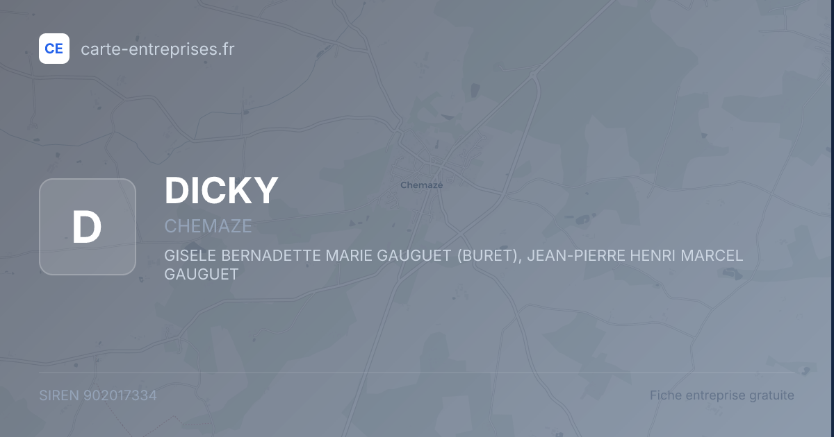 DICKY — 902017334 — fiche entreprise