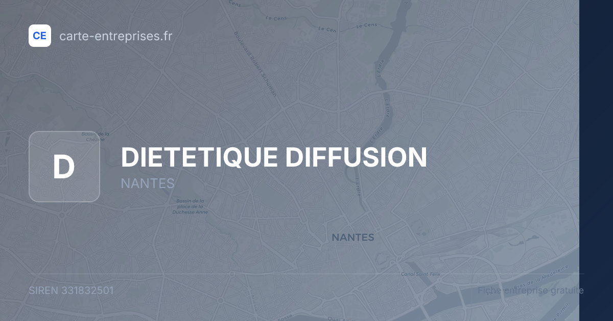 DIETETIQUE DIFFUSION — 331832501 — fiche entreprise