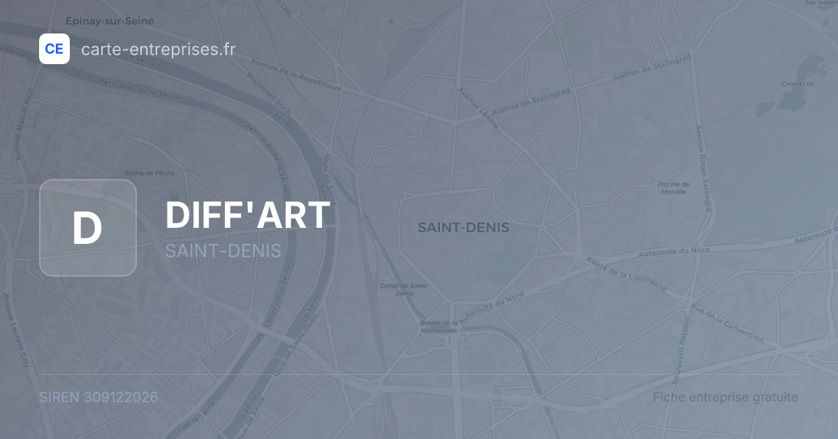 DIFF'ART — 309122026 — fiche entreprise
