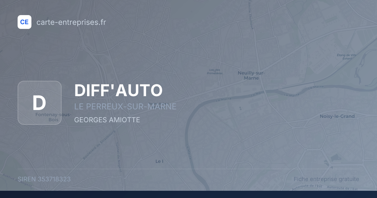 DIFF'AUTO — 353718323 — fiche entreprise