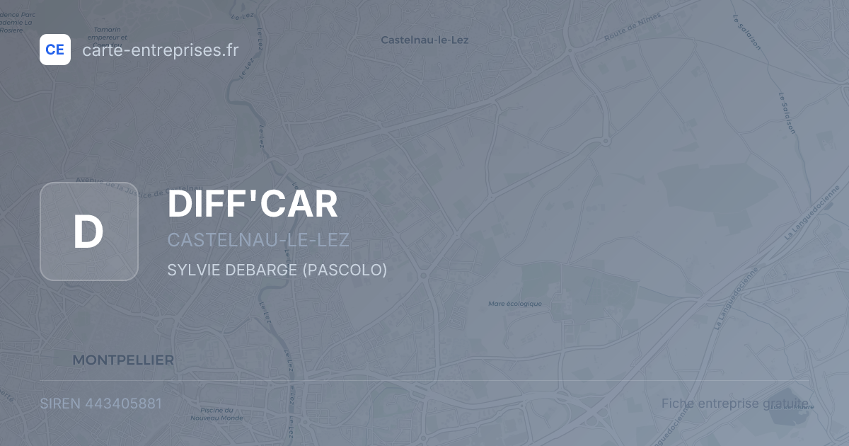 DIFF'CAR — 443405881 — fiche entreprise