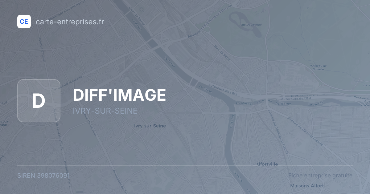 DIFF'IMAGE — 398076091 — fiche entreprise