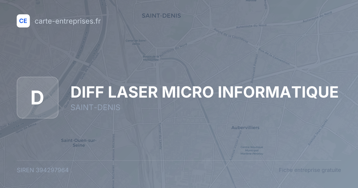 DIFF LASER MICRO INFORMATIQUE — 394297964 — fiche entreprise