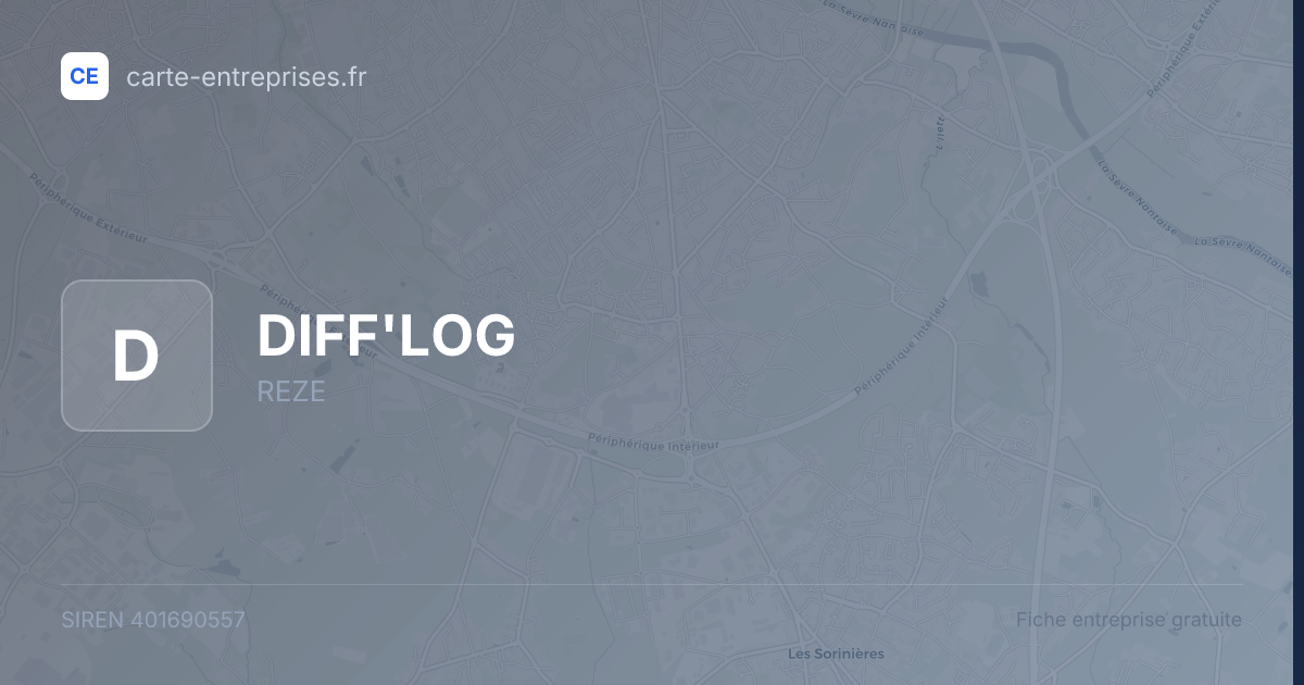 DIFF'LOG — 401690557 — fiche entreprise