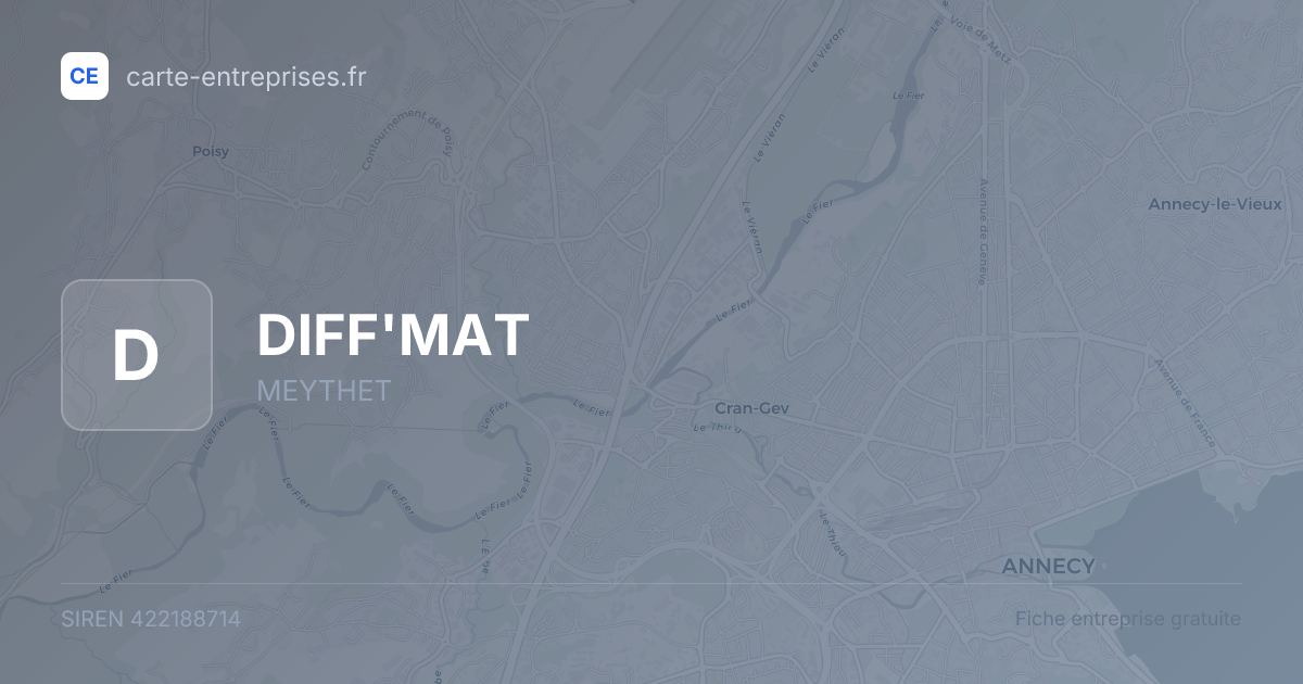 DIFF'MAT — 422188714 — fiche entreprise