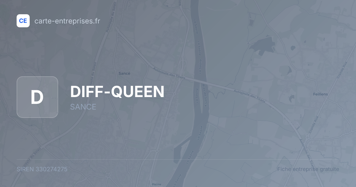 DIFF-QUEEN — 330274275 — fiche entreprise