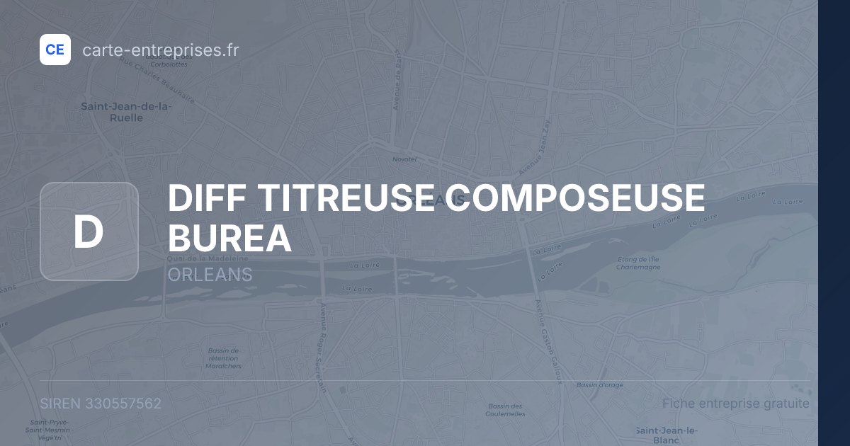 DIFF TITREUSE COMPOSEUSE BUREA — 330557562 — fiche entreprise