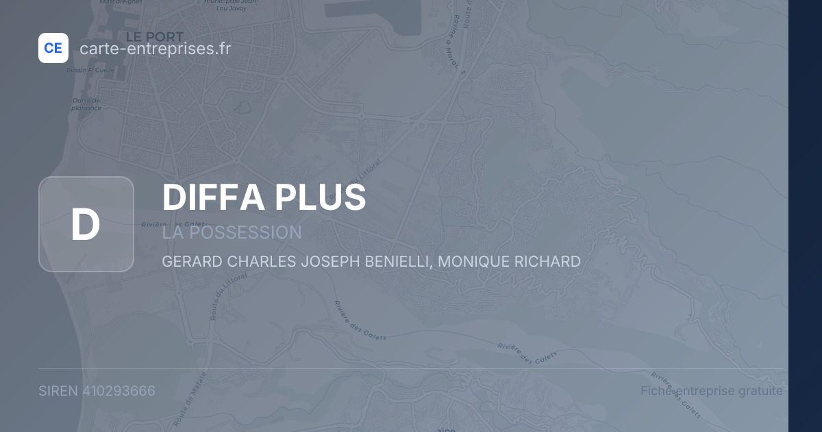DIFFA PLUS — 410293666 — fiche entreprise