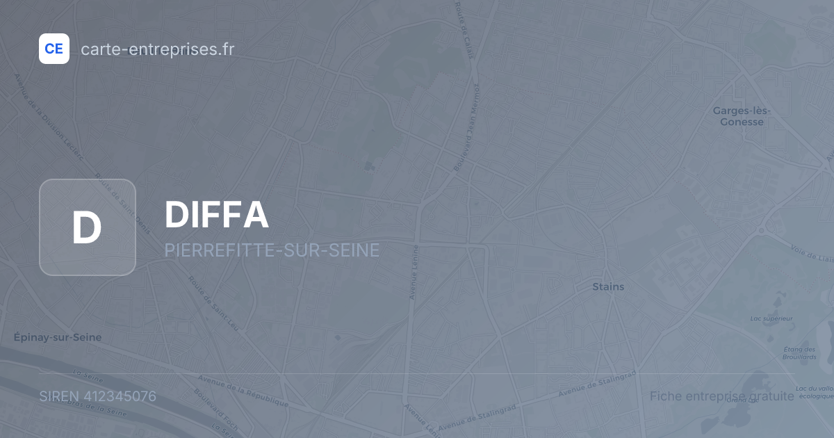 DIFFA — 412345076 — fiche entreprise