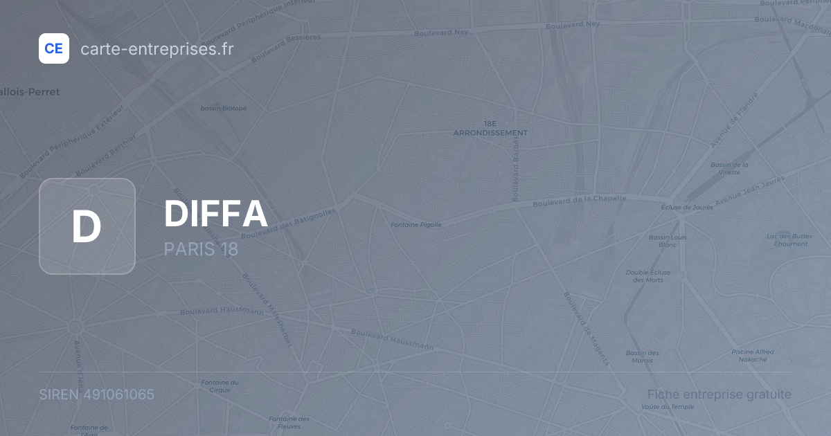 DIFFA — 491061065 — fiche entreprise
