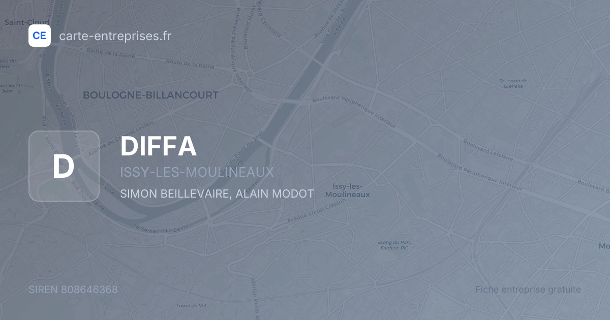 DIFFA — 808646368 — fiche entreprise
