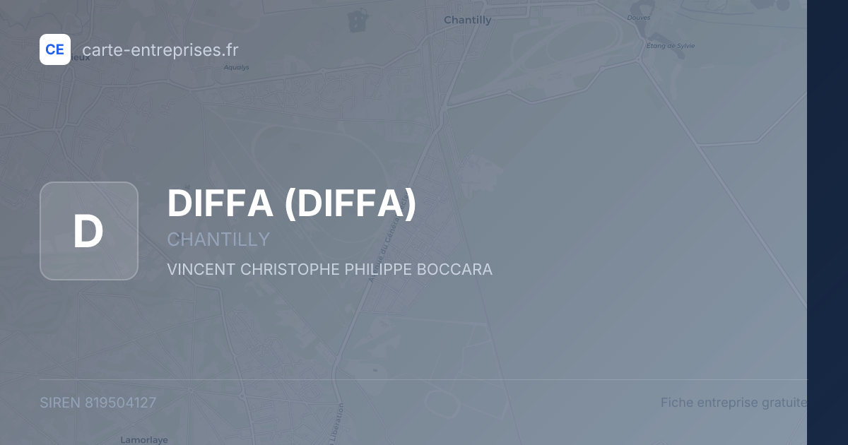 DIFFA — 819504127 — fiche entreprise