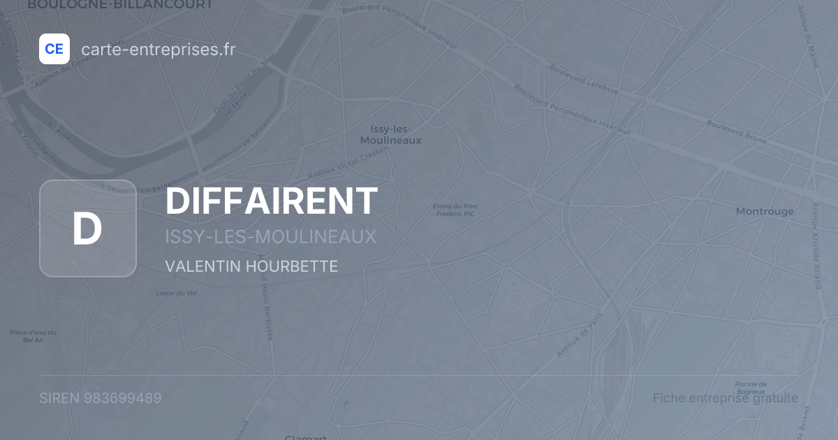 DIFFAIRENT — 983699489 — fiche entreprise