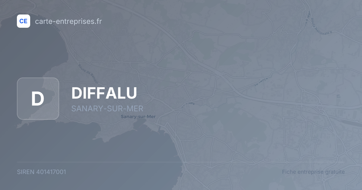 DIFFALU — 401417001 — fiche entreprise