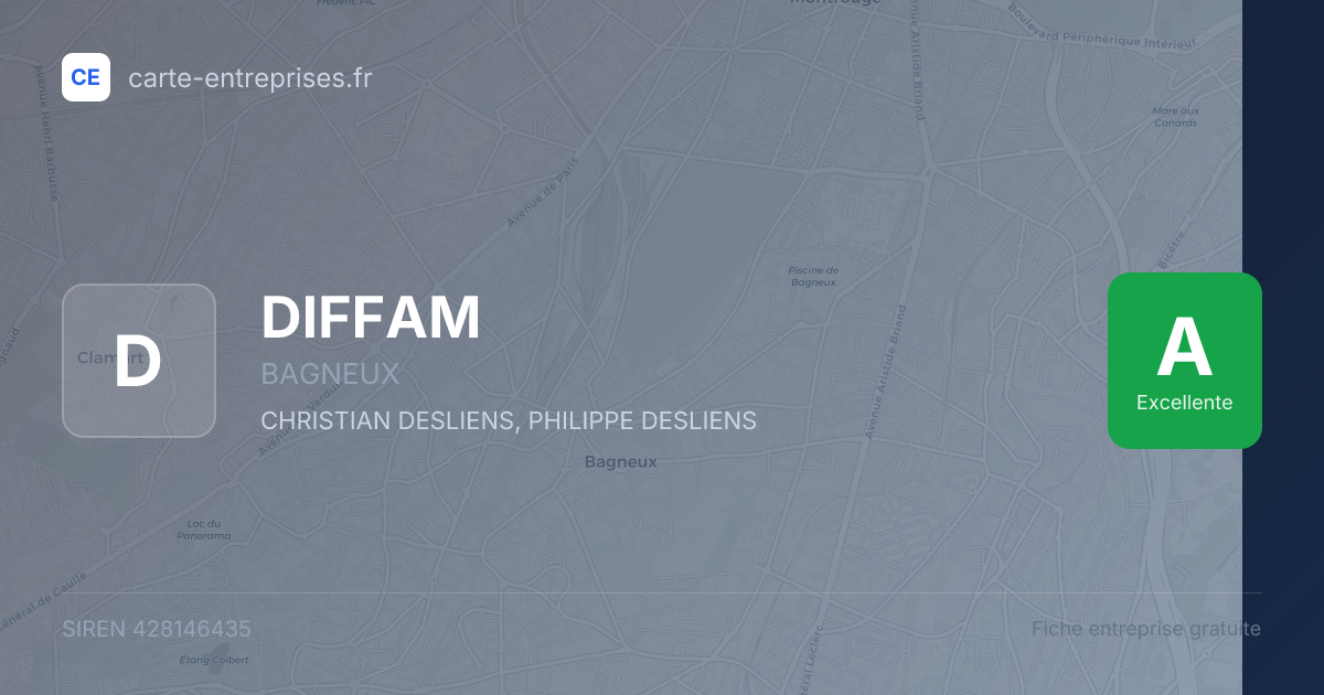 DIFFAM — 428146435 — fiche entreprise