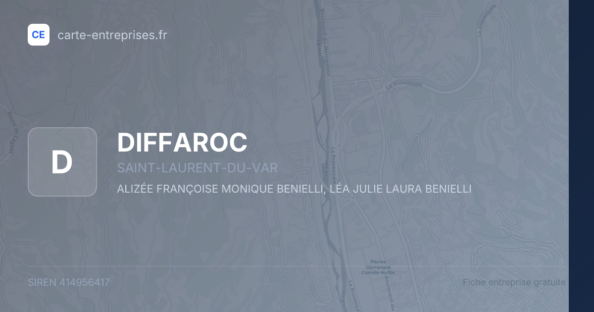 DIFFAROC — 414956417 — fiche entreprise