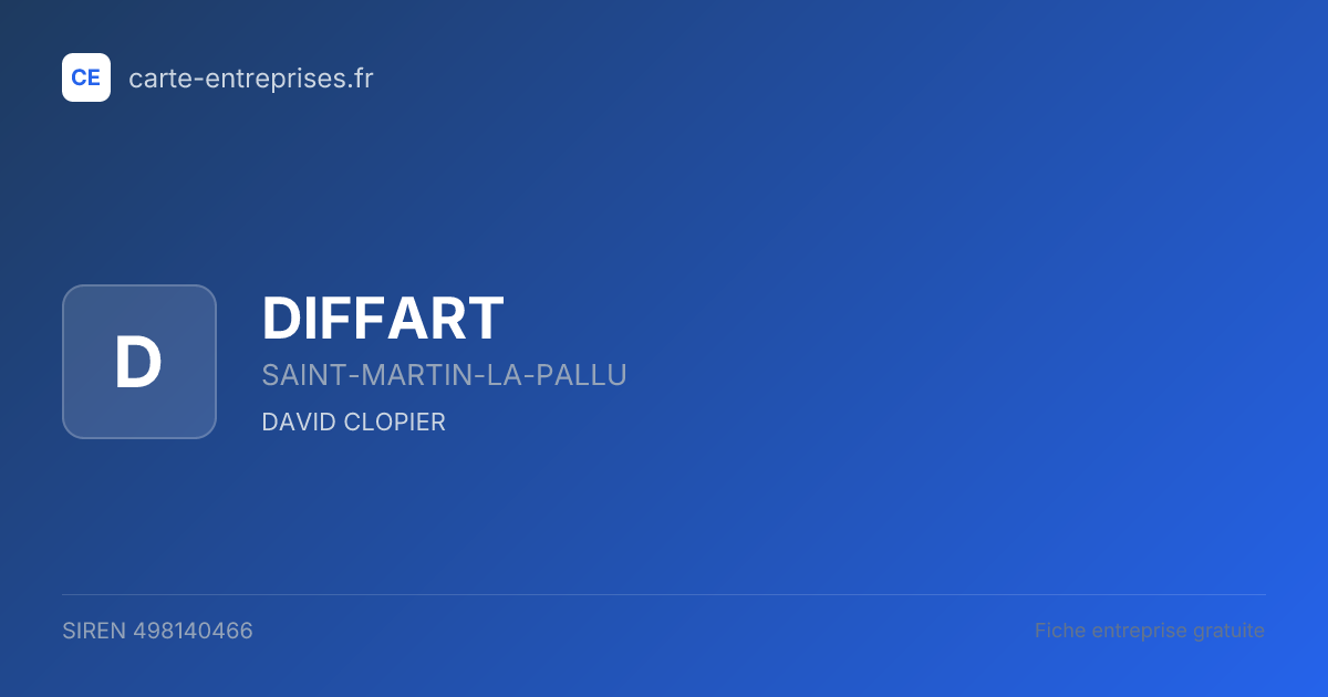 DIFFART — 498140466 — fiche entreprise