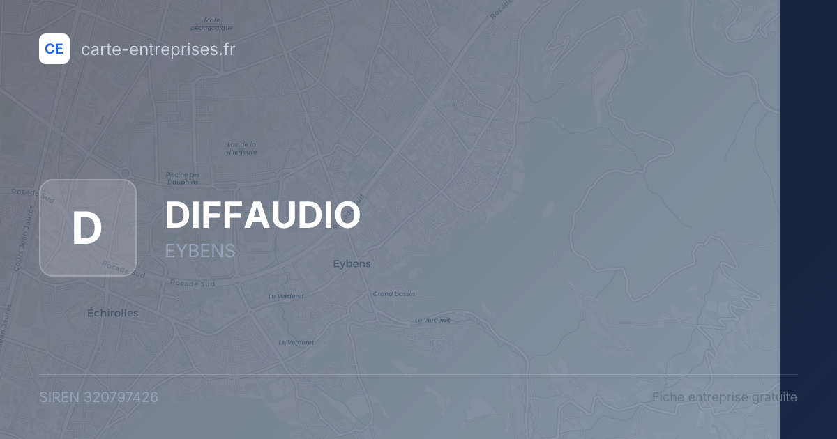 DIFFAUDIO — 320797426 — fiche entreprise