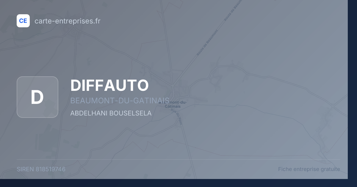 DIFFAUTO — 818519746 — fiche entreprise