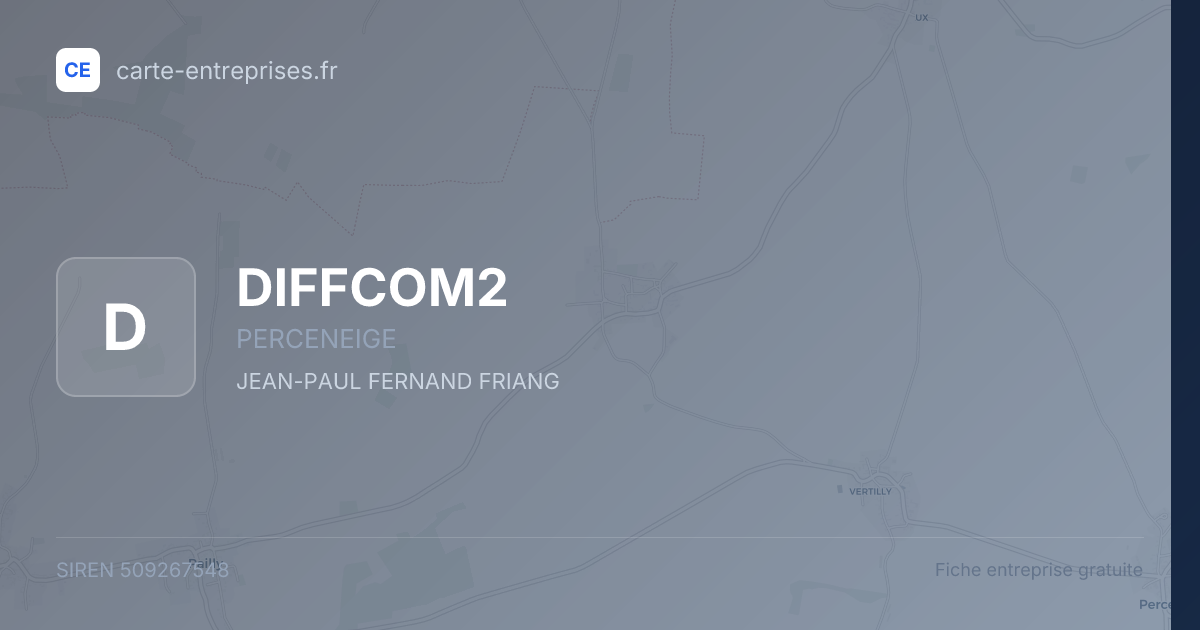 DIFFCOM2 — 509267548 — fiche entreprise