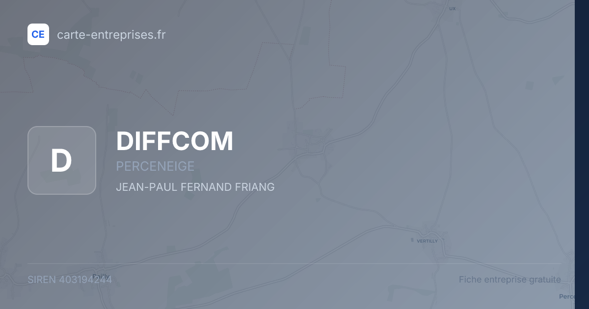 DIFFCOM — 403194244 — fiche entreprise