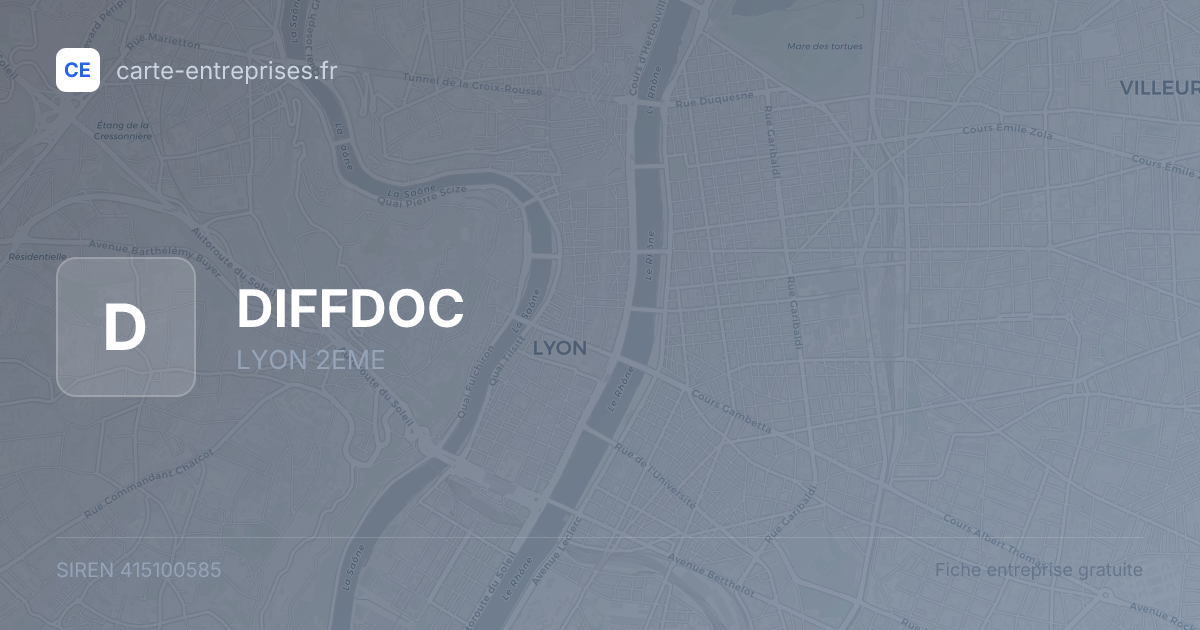 DIFFDOC — 415100585 — fiche entreprise